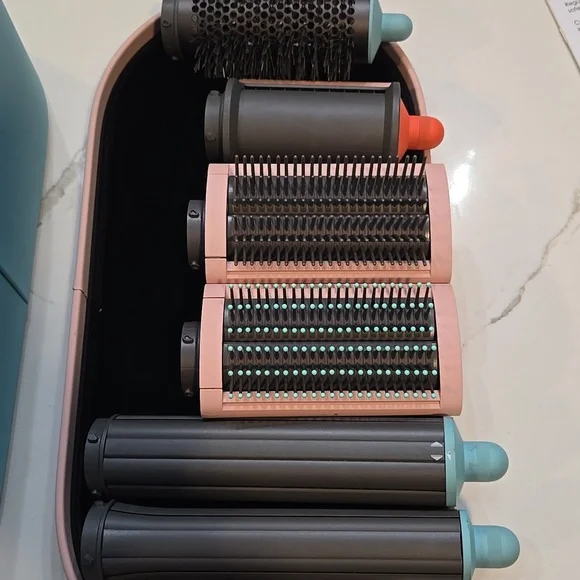 Dyson Hair Tools Set - Orange and Teal